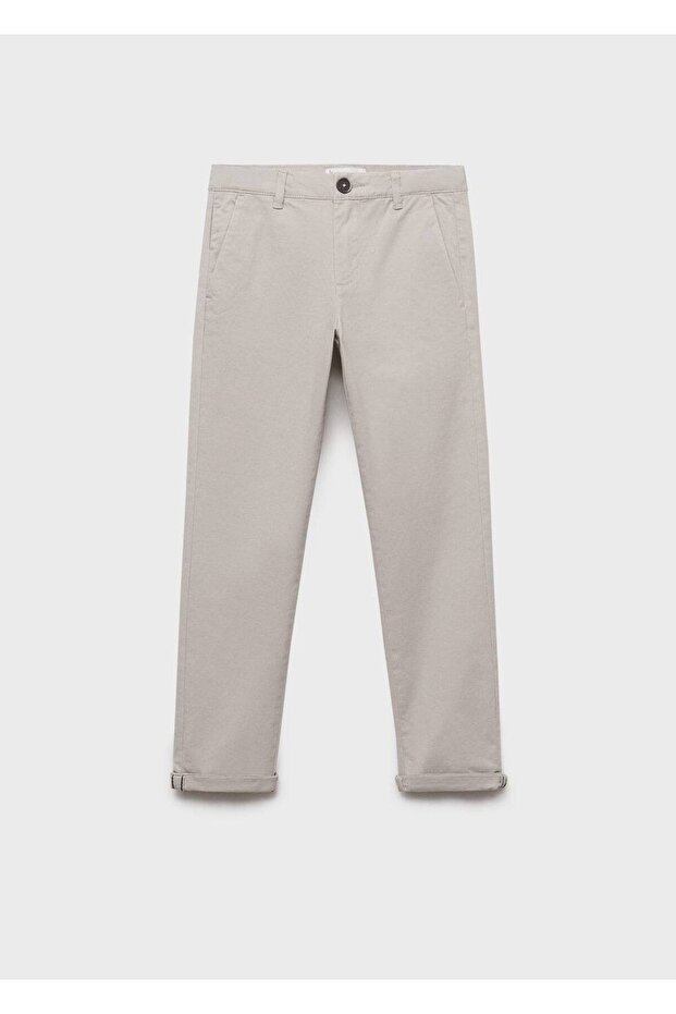Pamuklu chino pantolon - 3