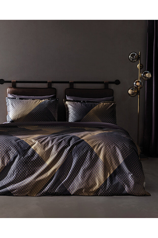 Aleon Double Printed - 300Tc Satin Bed Sheet Pieces Duvet Cover Set
