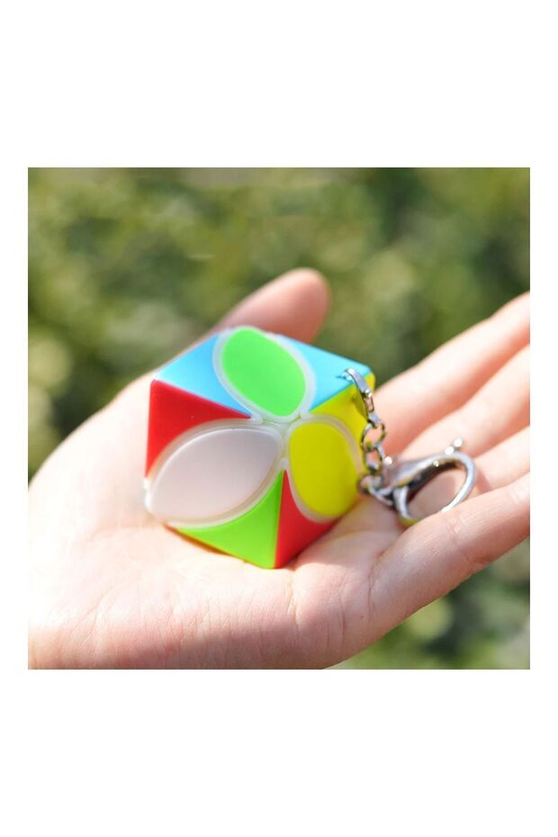 ميني مابل ليف Qy Speed Intelligence Cube Intellect Cube مكعب روبيك سلسلة مفاتيح - 2