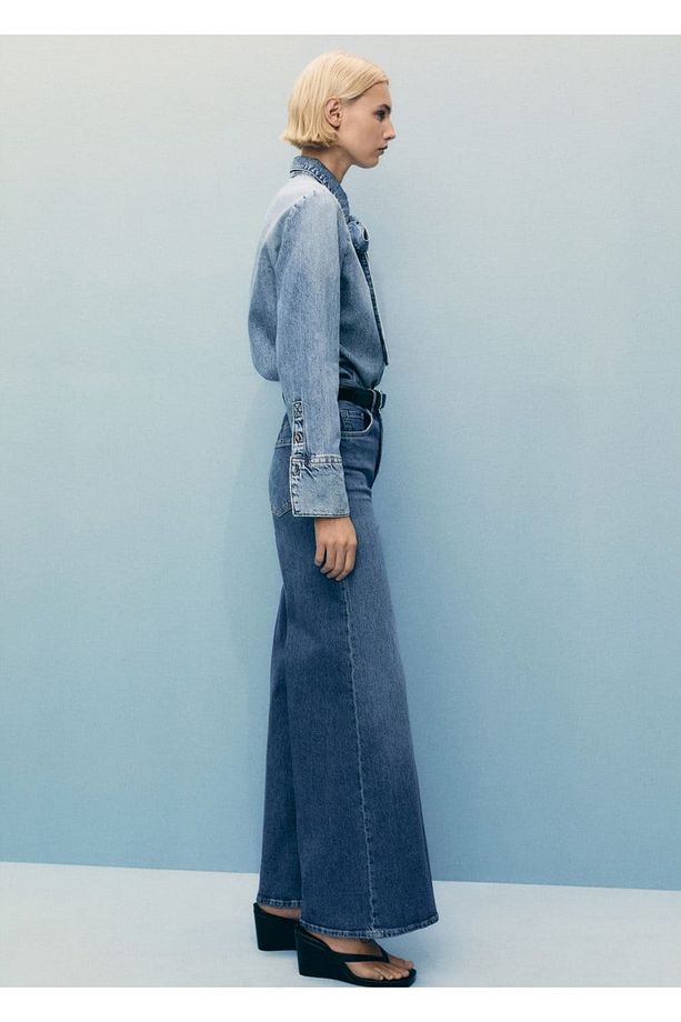 Yüksek belli Wideleg jean - 8