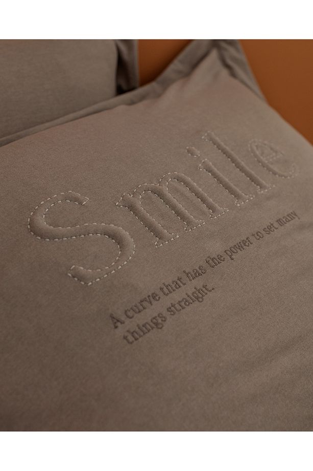 Bobigny Supersoft Çift Kişilik Comforter Set - Açık Gri - 4