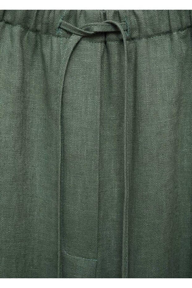 Gerade geschnittene Leinenhose - 8