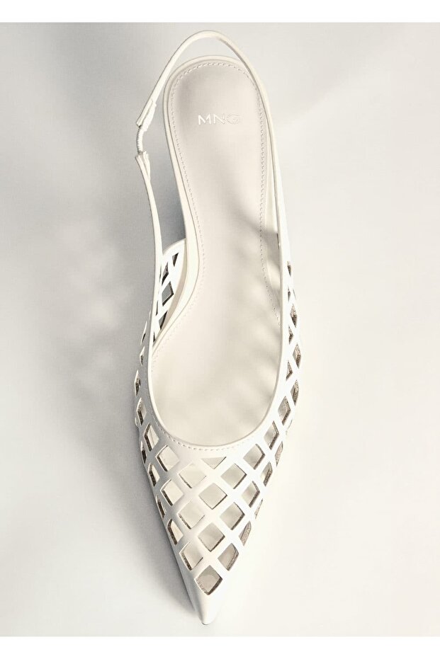 Die cut kitten topuklu ayakkabı - 4