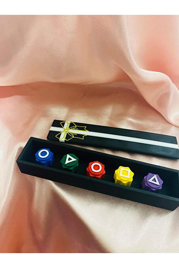 Squid Game 2 with Casket 5 Stone Game Squid Game Game Set Sand Model Toy - 2