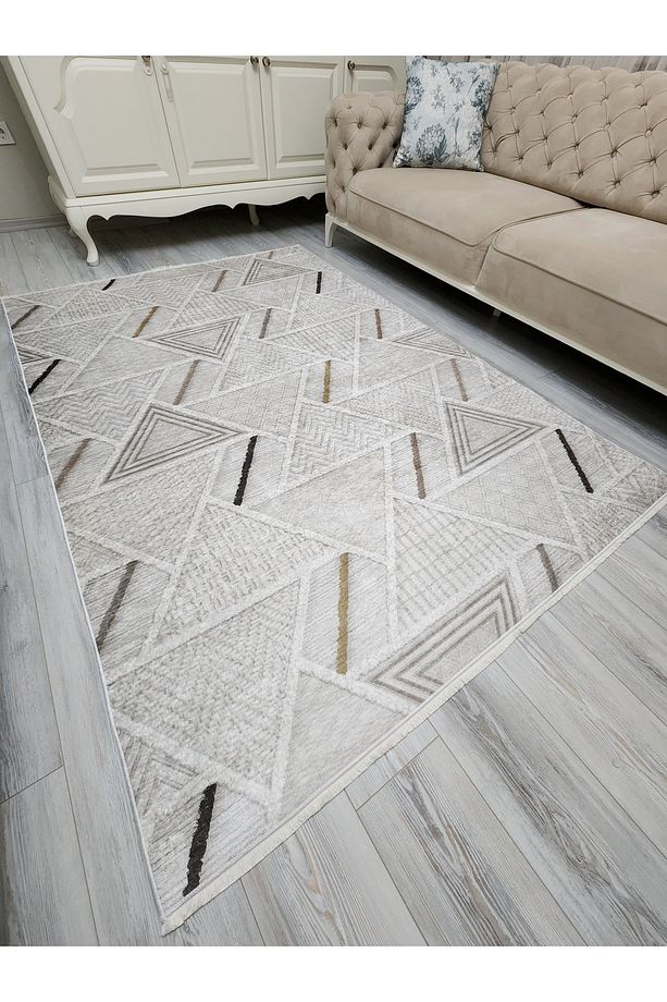 Yıkanabilir Kaymaz Taban Salon ve Oturma odası Halısı 4m² Dört Metrekare ve 6m² Altı Metrekare Ölçü - 1