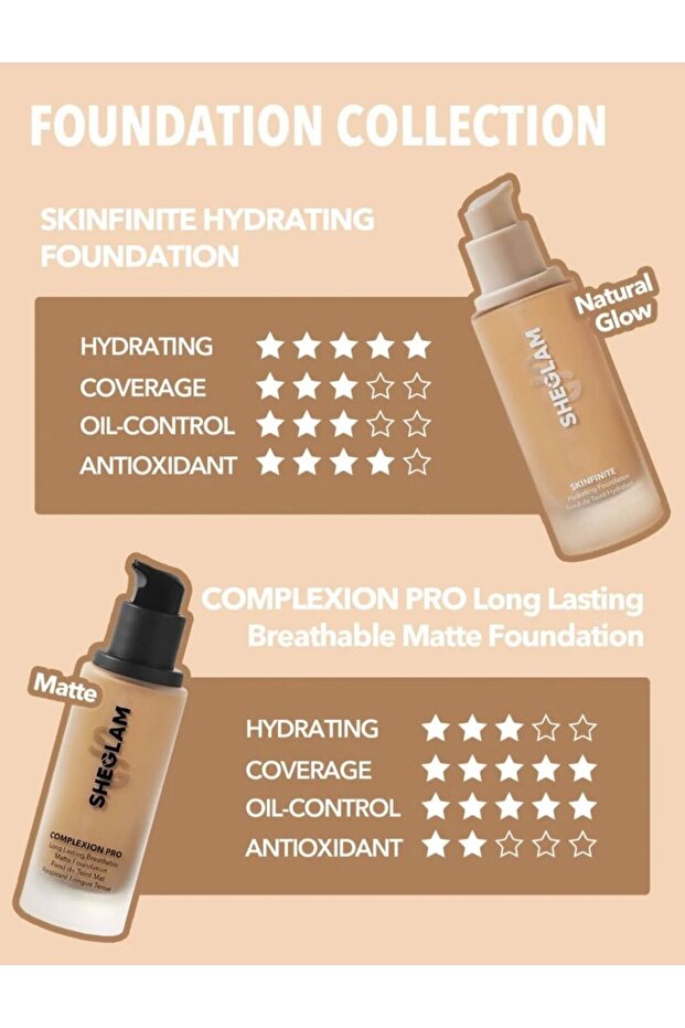 complexion pro long lasting breathable matte foundation-FAIR - 5