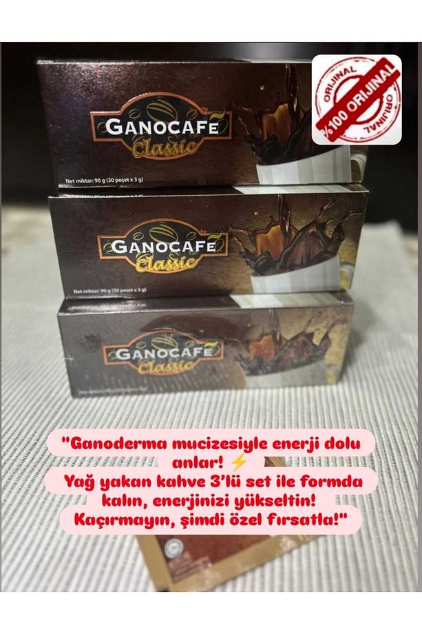 Gano Excel Clasic Kahve Gano Kahve Gano Yağ Yakan Kahve 3,lü Set - 1