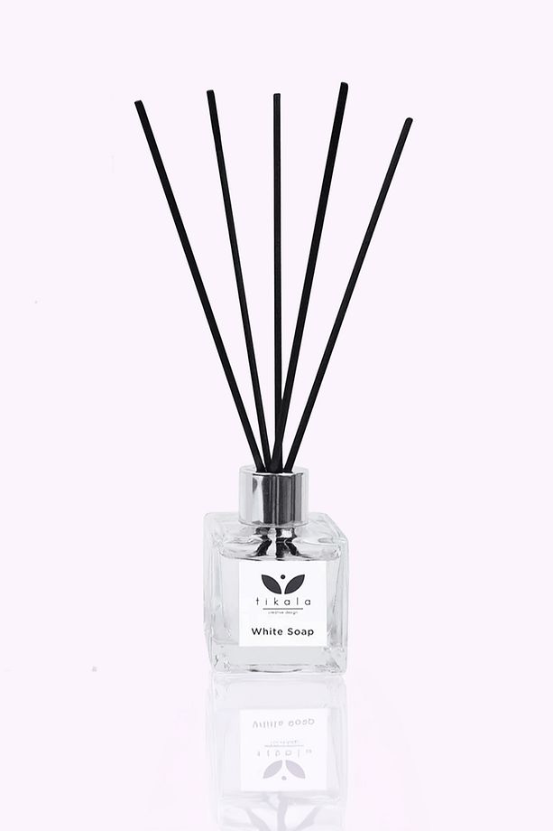 Bambu Çubuklu Oda Kokusu Beyaz Sabun 50 Ml White Soap Reed Diffuser - 2