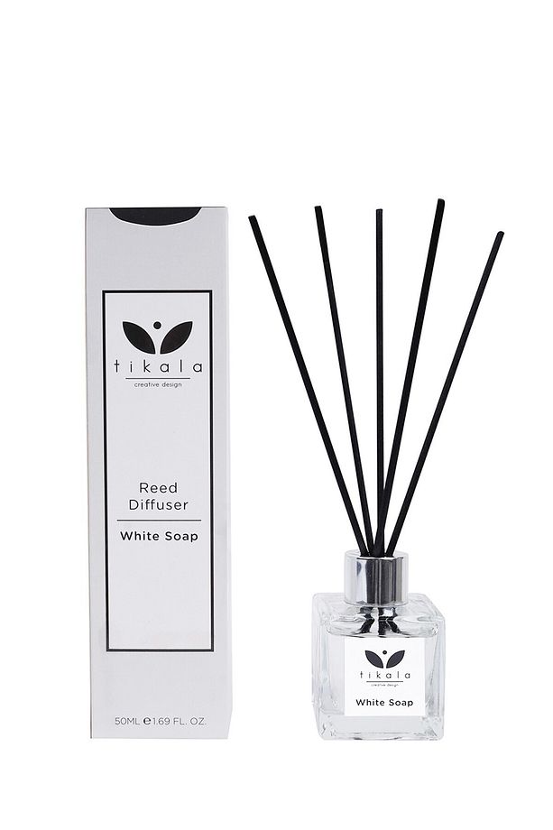 Bambu Çubuklu Oda Kokusu Beyaz Sabun 50 Ml White Soap Reed Diffuser - 1