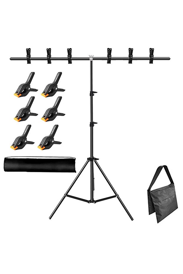 T-Shape Backdrop Support Stand (2.6 - 1
