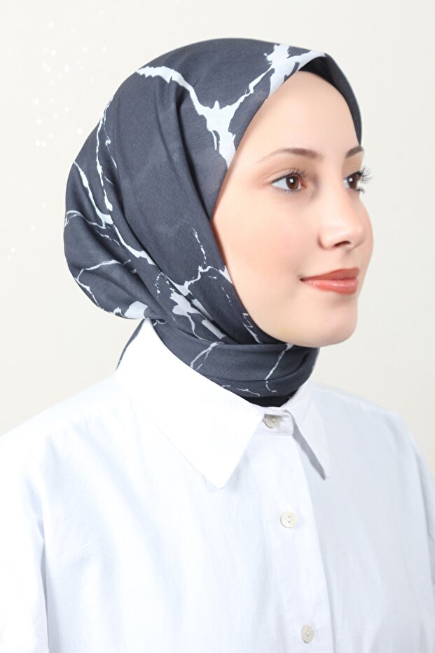 Lux Soft Pamuklu Eşarp 4040-168 Yeşil - 2