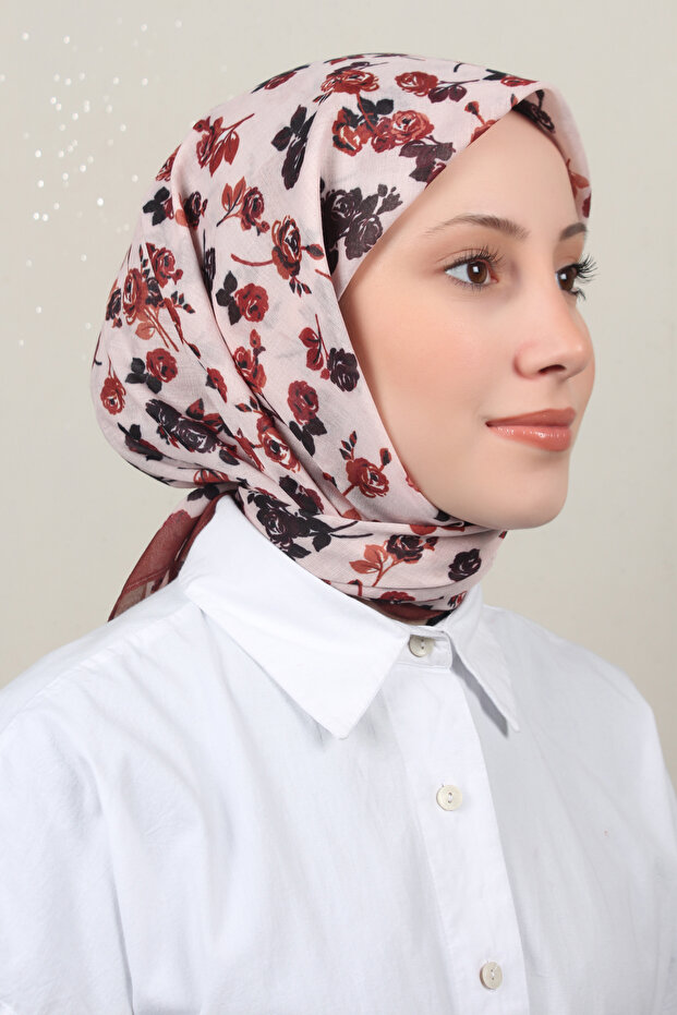 Lux Soft Pamuklu Eşarp 4040-268 - 2