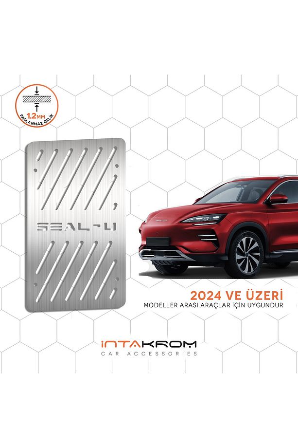 Seal - U DMi uyumlu Krom Ayak Dinlendirme Pedalı 2024 Ve Üzeri - 1