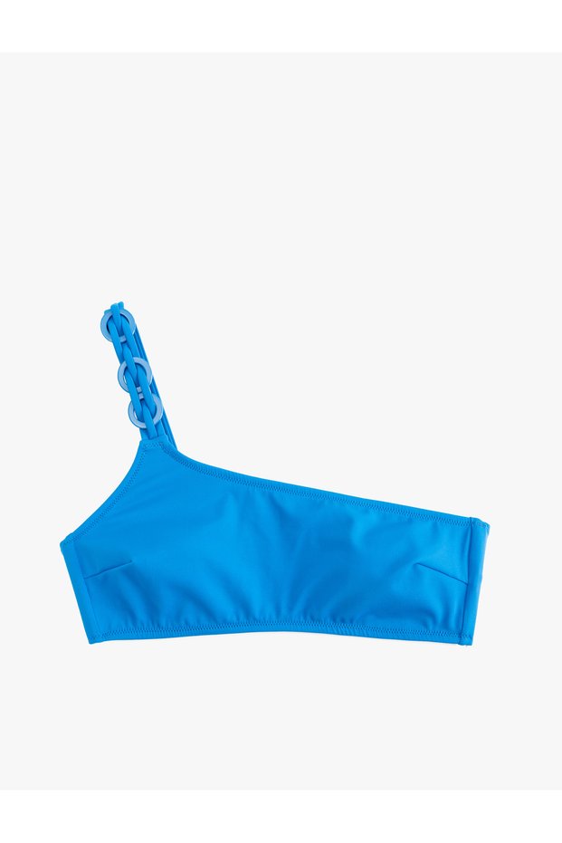 One Shoulder Bikini Top with Light Support Accessory Detail