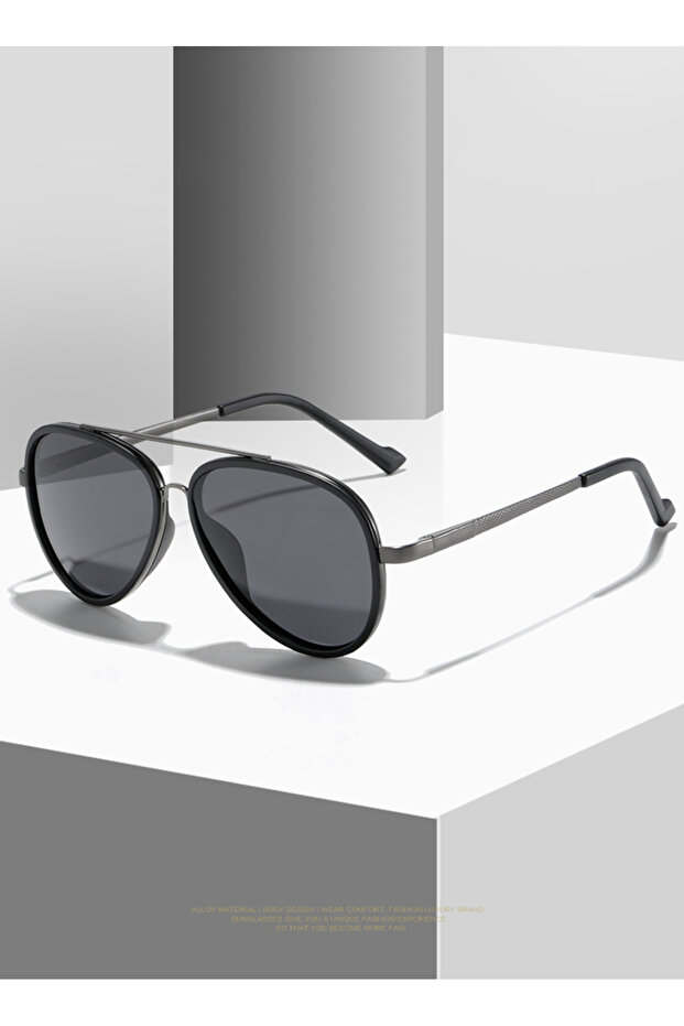 نظارات شمسية TR POLARIZED للرجال ذات الإطار المربع/المستطيل - 3