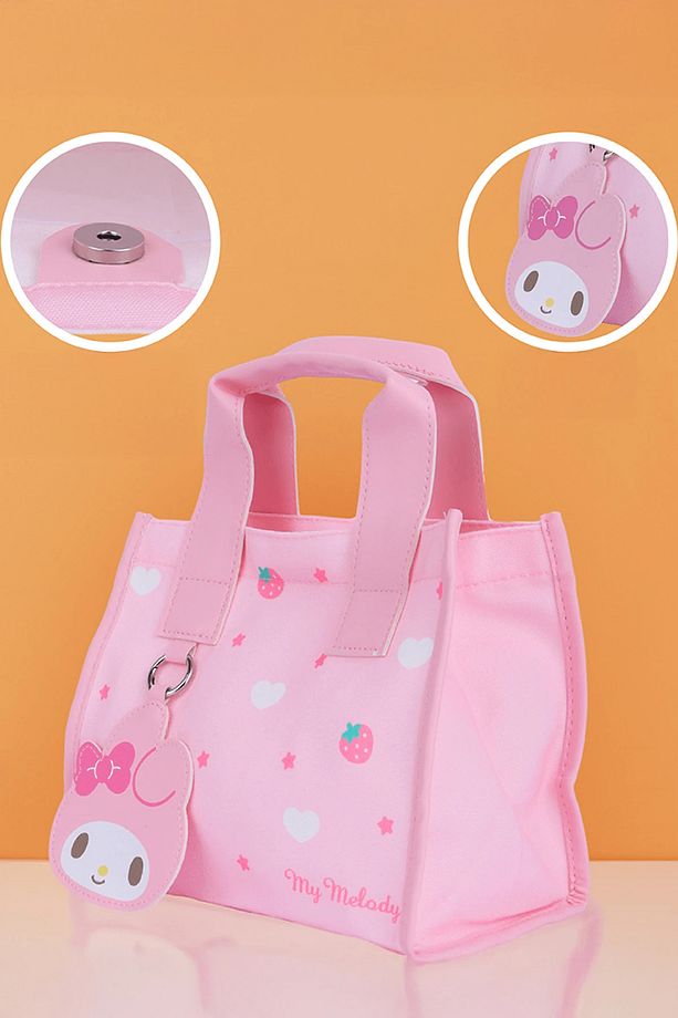Sanrio Lisanslı Kare Yiyecek Çantası - My Melody - 6