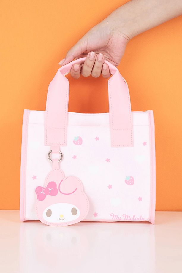 Sanrio Lisanslı Kare Yiyecek Çantası - My Melody - 4