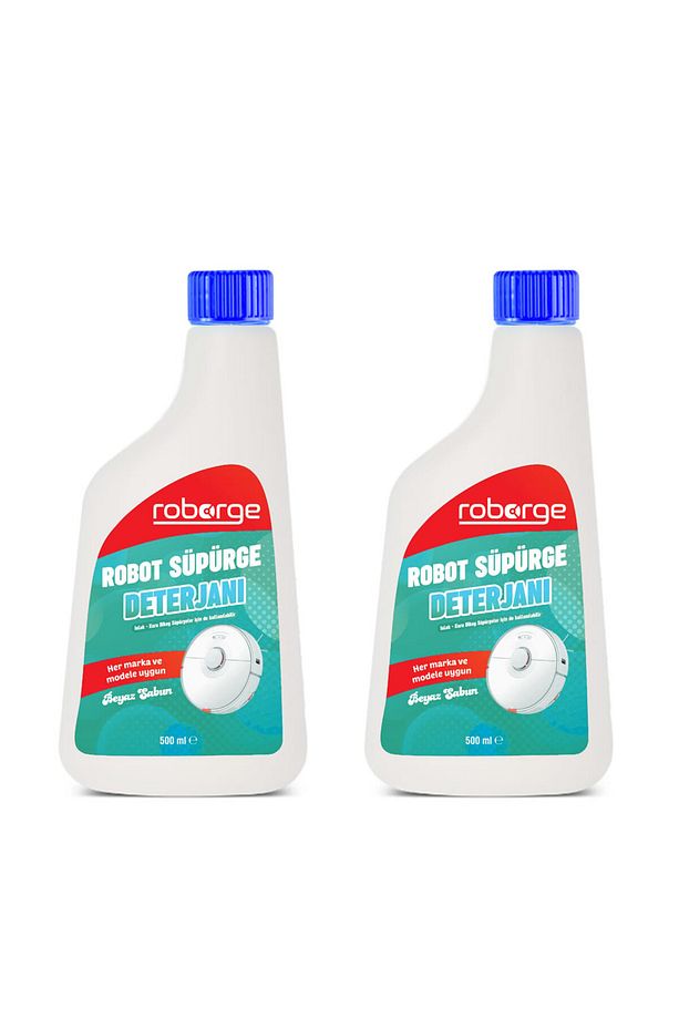 Robot Süpürge Deterjanı 500 ml X2 - Beyaz Sabun - 1