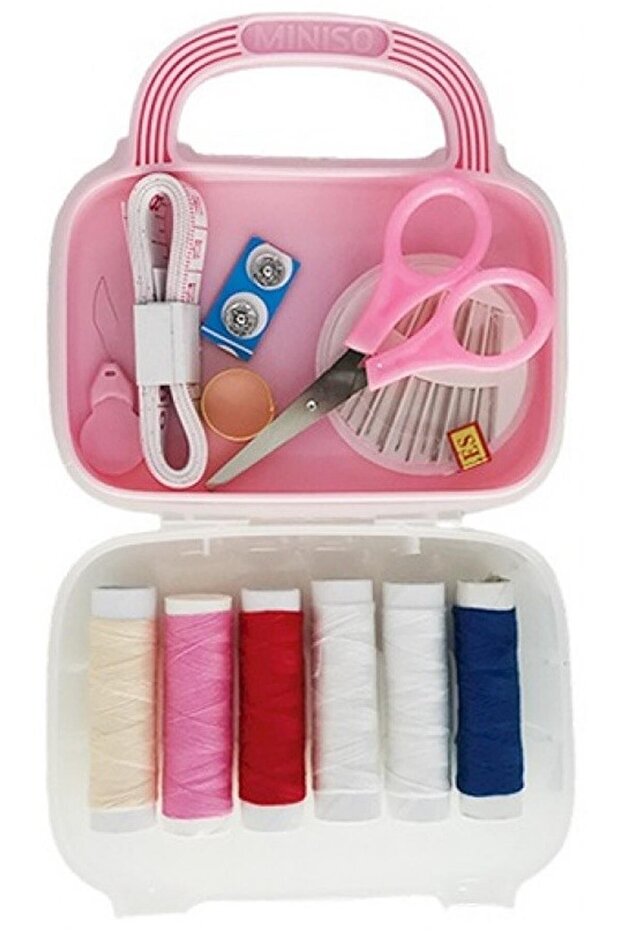 Mini Dikiş Kutusu - Pembe - 2