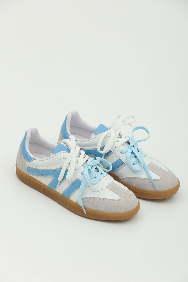 Çift Bağcıklı Retro Kadın Sneaker Ayakkabı - 3