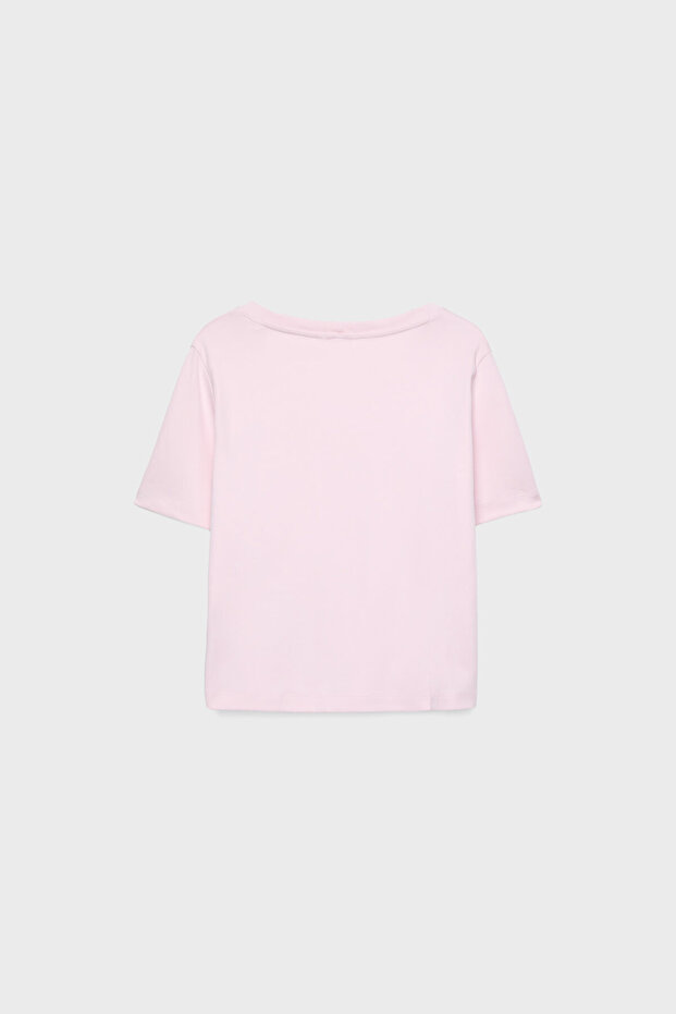 Basic kalın regular fit t-shirt - 6