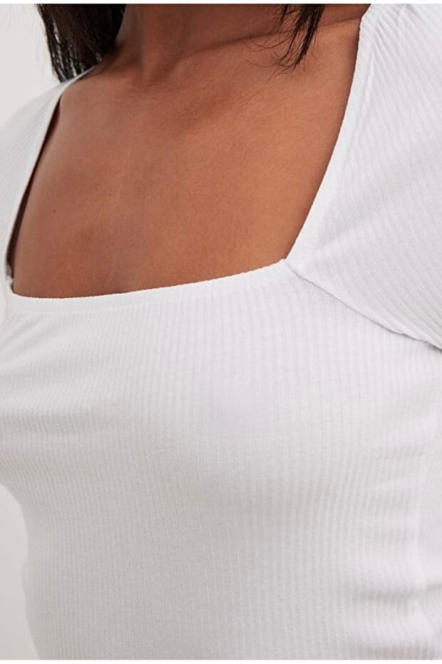 Kare Yaka Fitilli Bluz - 2