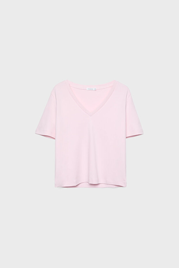 Basic kalın regular fit t-shirt - 5