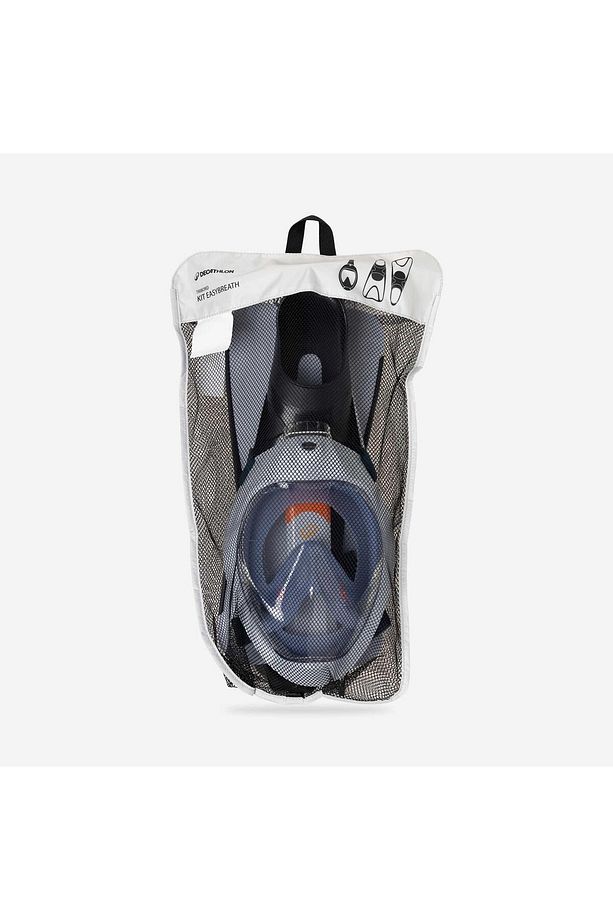 Subea Yetişkin Su Altı Keşif Maskesi Seti - Mavi - Easybreath - 3