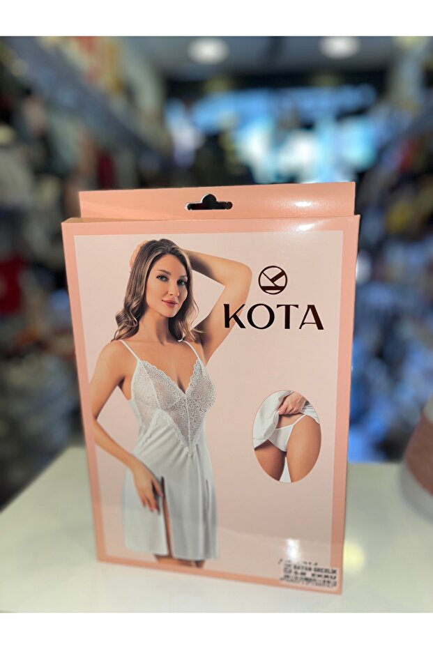 طقم ثوب نوم من القطن الممشط من كوتا
