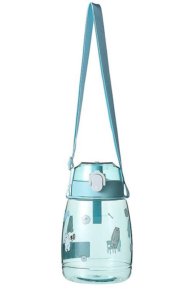 We Bare Bears Lisanslı Plastik Su Matarası (1300Ml) - Kutup Ayısı - 2