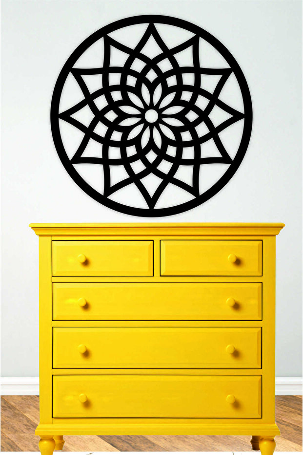 Mandala Wall Decoration Ornament Wooden Decorative Painting