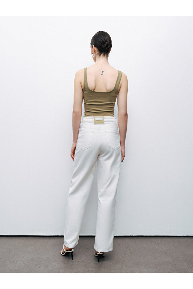 Baskı Detaylı Crop Top - 5