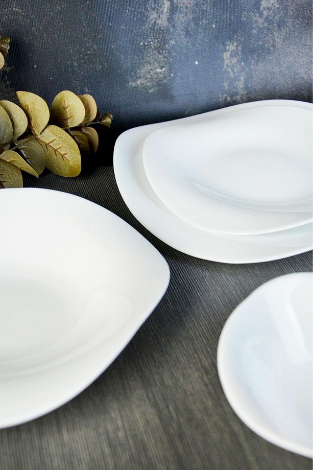 Lumiere Opal 24 Parça Dalgalı Yemek Takımı 401253 - 2
