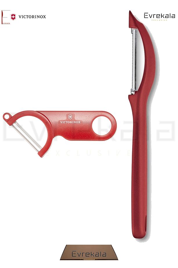 Evrekala Soyacak Seti Victorinox 2'li Patates ve Sebze,Meyve Soyucu Seti Evrekala Özel Kutulu - 1
