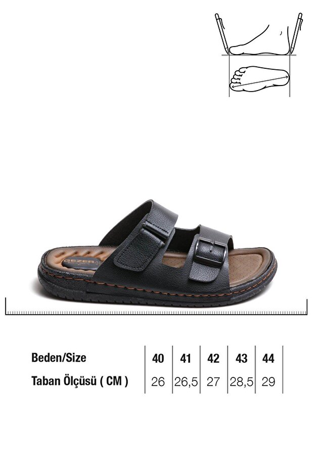 11663 Anatomik Rahat Taban Ayarlanabilir Erkek Terliği - 2