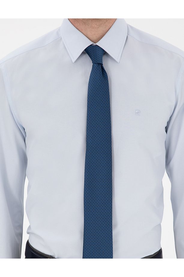 Açık Mavi Regular Fit Uzun Kollu Basic Gömlek 50307198-VR003 - 6