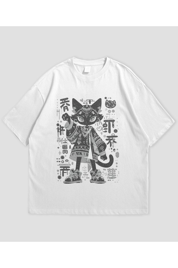 Shaman Cat Oversize T-Shirt