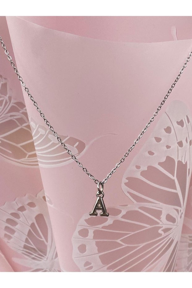 Letter a Steel Anti-Tarnish 316L Elegant Necklace