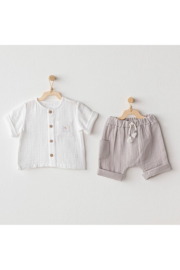 Baby boy 2-piece outfit set - ocean is my happy place ac25617