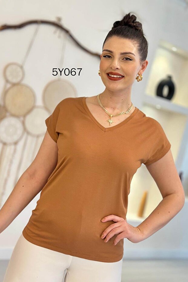 V Yaka Bambu Tshirt 5y067 - 1