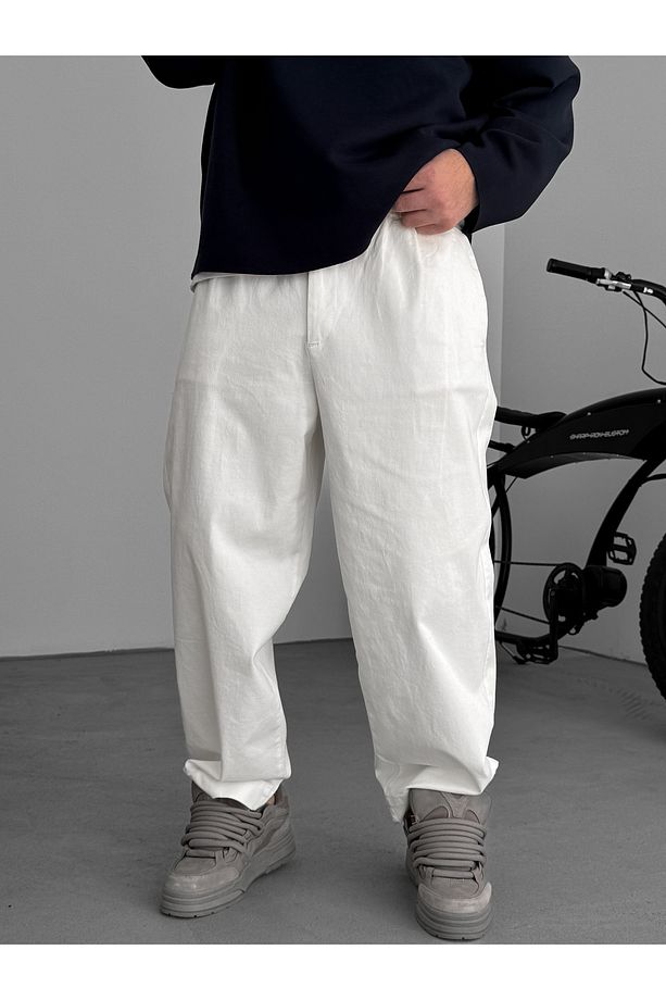 Ekru Basic Boyfriend Pantolon KE-1008/1005/1009 - 1
