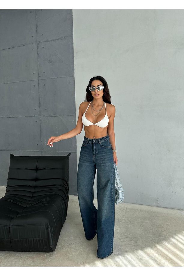 EXTRA BAGGY TİNT DENIM PANTOLON - 2