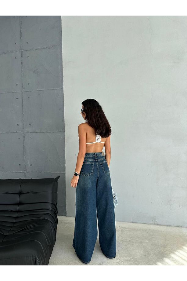 EXTRA BAGGY TİNT DENIM PANTOLON - 7