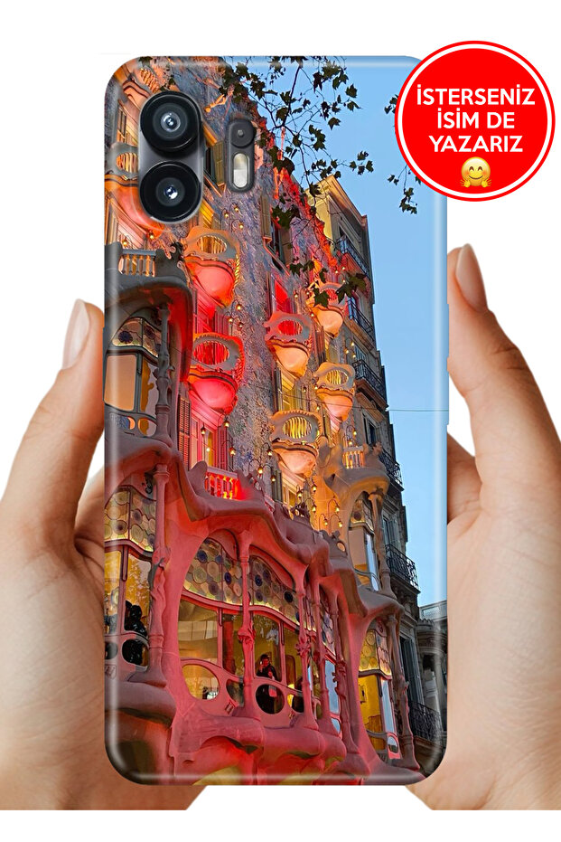 Phone 2 Kılıf Lüks Desenli Silikon Cover Case Gaudi-Eser - 1