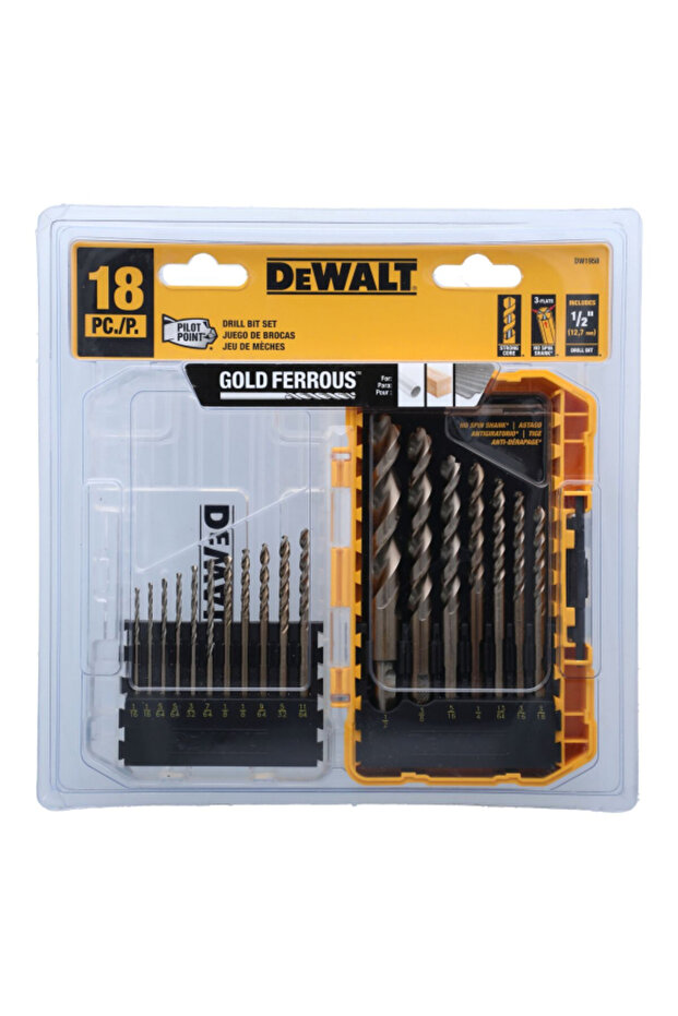 مجموعة رؤوس المثقاب المكونة من 18 قطعة - 1