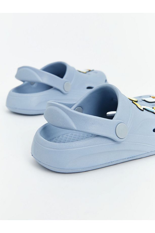 LCW STEPS Mavi Baskılı Erkek Bebek Plaj Sandaleti - 5