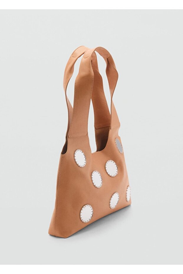 Aynalı deri omuz çantası - 1