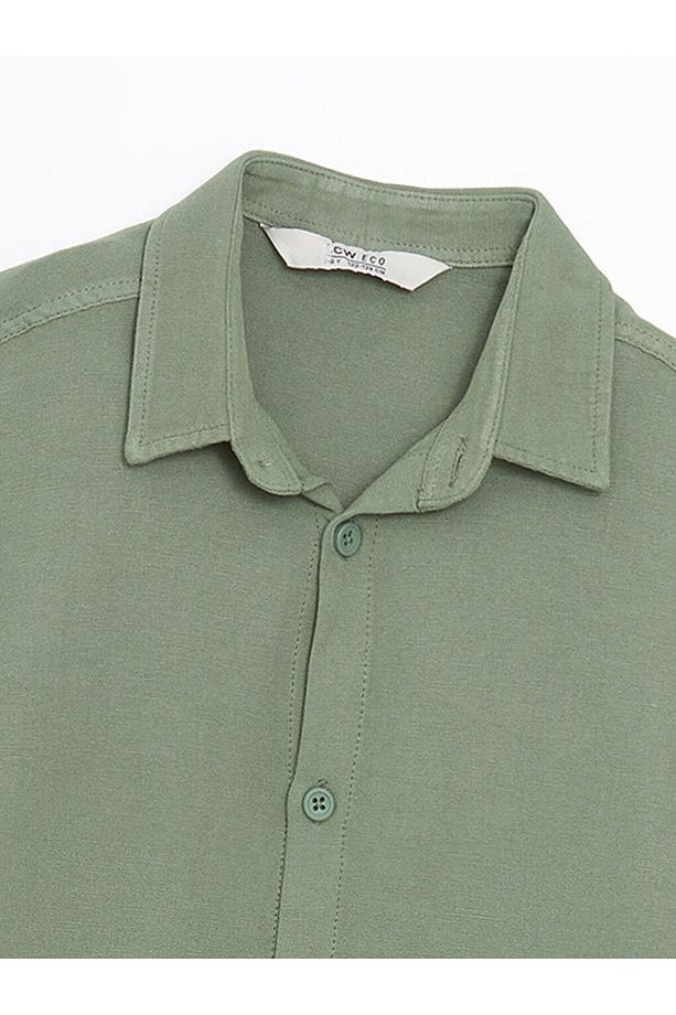 LCW Basic Erkek Çocuk Gömlek - 3