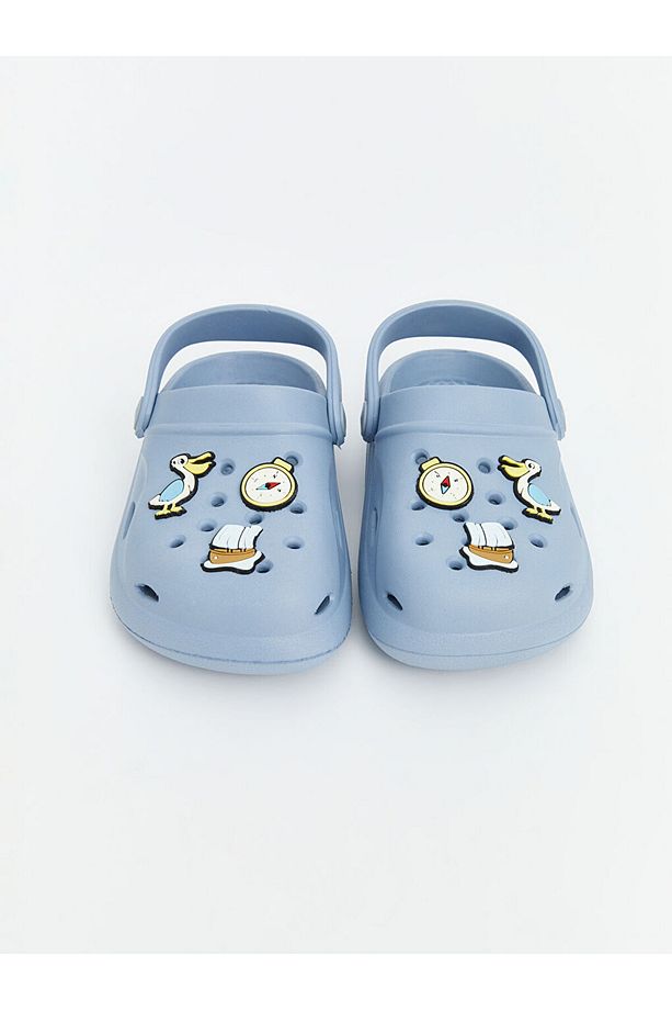LCW STEPS Mavi Baskılı Erkek Bebek Plaj Sandaleti - 3