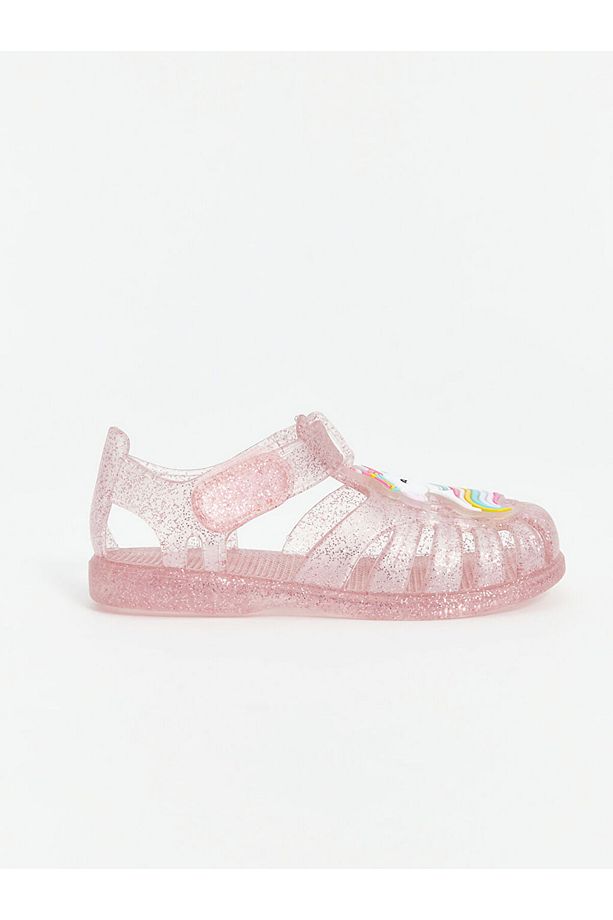 LCW STEPS Pembe Cırt Cırtlı Kız Bebek Plaj Sandaleti - 2